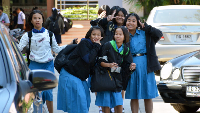 Students at Siyanusorn School on Dec. 11, 2019.