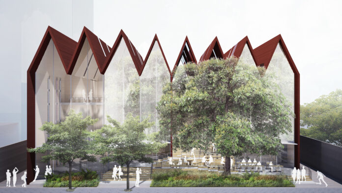 Architectural rendering of The Commons Saladaeng. Image: The Commons / Courtesy