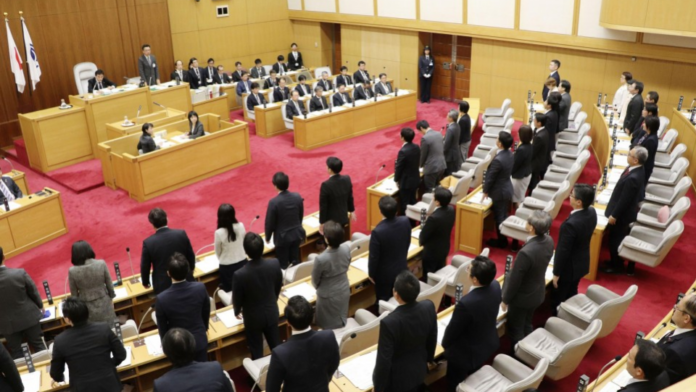 Kawasaki city assembly. Image : Kyodo.
