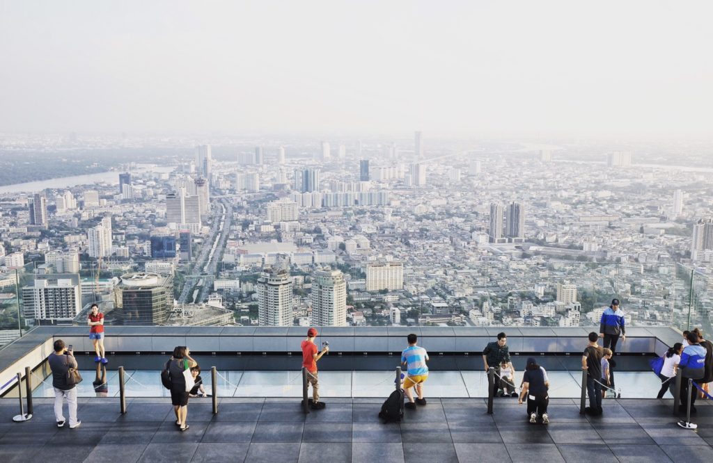 Observation deck on the 78th floor of King Power Mahanakhon. Photo: Chakorn Sirisuwansit / Facebook