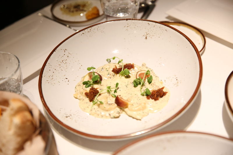 Ravioli Foie Gras (650 baht).