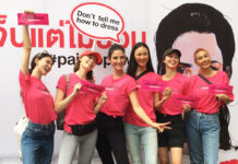 What’s Next for Thai Women in 2020? Activists campaign for an end to sexual violence against women on Nov. 15, 2019, at Victory Monument in Bangkok.