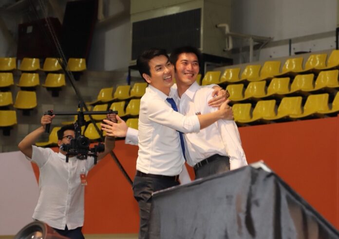 File photo of party leader Thanathorn Juangroongruangkit and sec-gen Piyabutr Saengkanokkul.