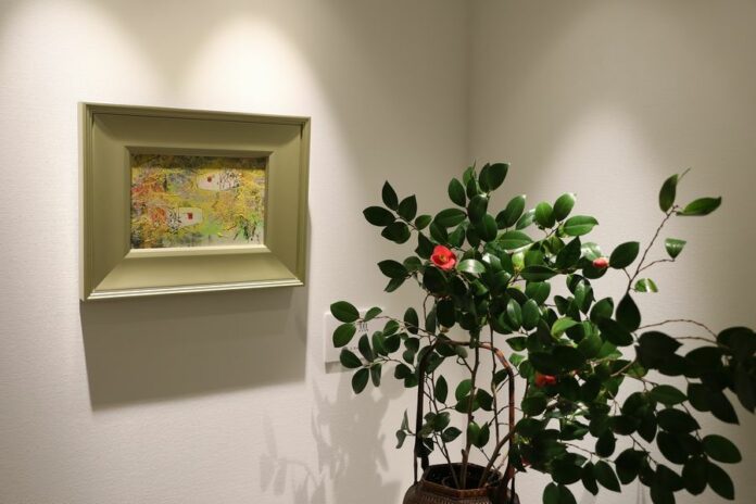 Photo taken on Jan. 8, 2020 shows a work of Wang Chuanfeng at Wang Chuanfeng Museum in Tokyo, Japan. (Xinhua/Du Xiaoyi)