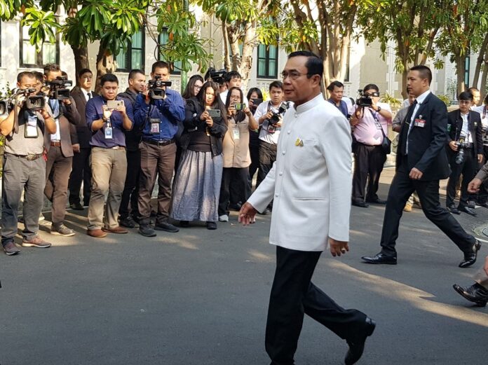 PM Prayuth on Jan. 7, 2020.