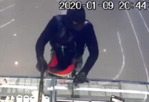 Chakthip Says 1 Detained Over Deadly Heist, But Cops Won’t Discuss It A still from CCTV footage showing the suspect during the heist on Jan. 9, 2020.
