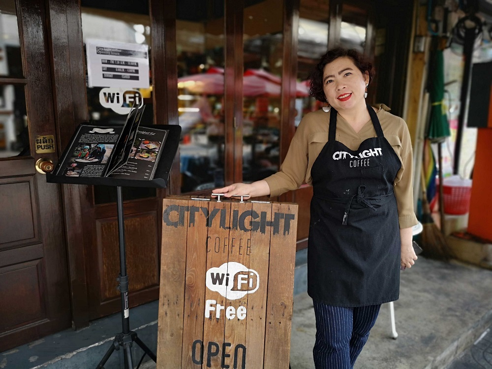 Citylight Coffee manager Naphada Laoharaleeson