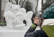 Sapporo Snow Festival Opens Amid Coronavirus Fears