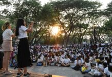 Chula Students To Defy University’s Ban on Gov’t Protest Protest at Chulalongkorn University on Feb. 24, 2020.