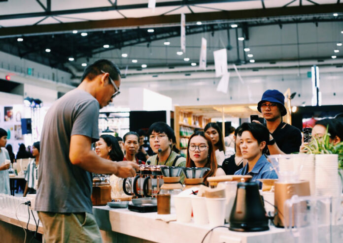 A barista at the Thailand Coffee Fest 2019. Photo: Thailand Coffee Fest