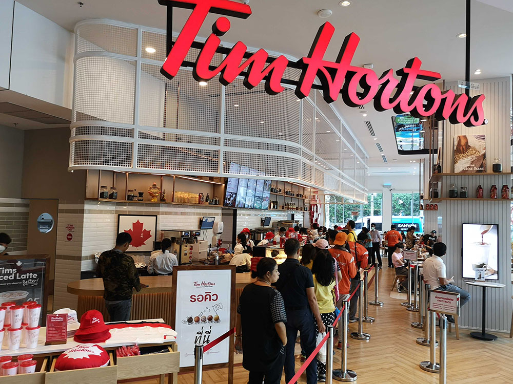 Celebrating the 11th Tim Hortons café in Kuwait