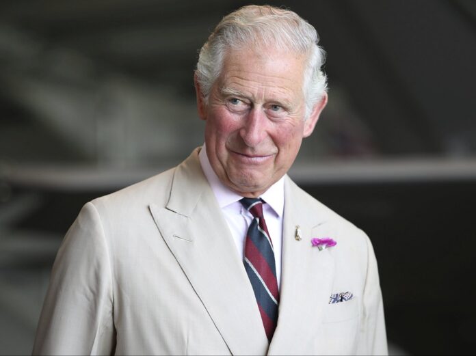 The Prince of Wales visits the 617 Squadron at RAF Marham in Kings Lynn, Norfolk, England, Friday, July 27, 2018. (Chris Radburn/PA via AP)