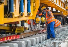 1st Rail Track Laid in China-Laos Railway