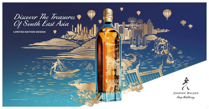 The Hidden Treasure of Southeast Asia “Johnnie Walker Blue Label Sea” World  Class Scotch Whisky in Exclusively Designed Bottle