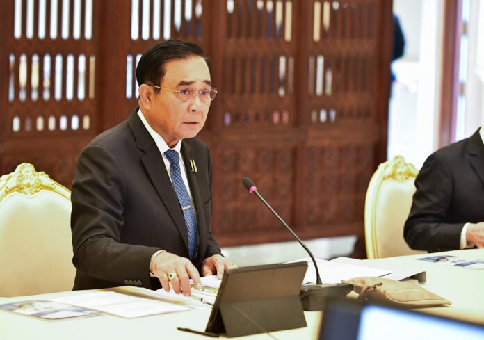 A file photo of PM Prayut Chan-o-cha.