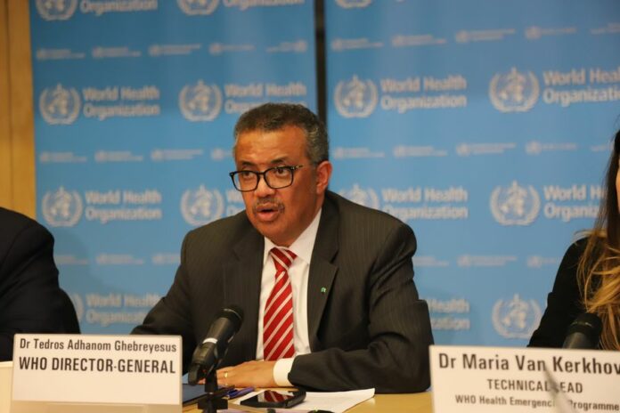World Health Organization (WHO) Director-General Tedros Adhanom Ghebreyesus says that the COVID-19 outbreak can be characterized as a