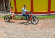 Social Distancing on Wheels: Indian Man Modifies Bike for Pandemic