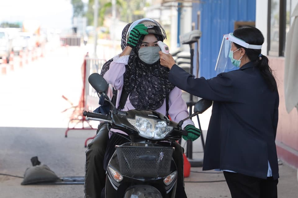 A checkpoint in Narathiwat province.