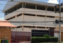 Jail Turned Into Field Hospital After 42 Foreigners Caught Virus Exterior of Songkhla Immigration Detention Facility.