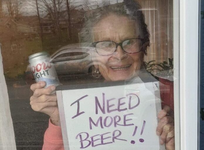 93-year-old's plea for more beer during coronavirus lockdown goes viral