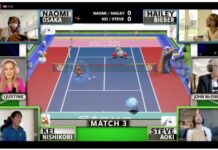 Japanese Tennis Pros Face off in Switch Match