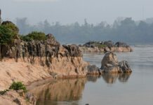 Rebutting US Claims, China Says Dams Unrelated to Thai Drought A Dec. 27, 2016, file photo shows a low water level in the Mekong River in Thailand.