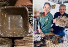 Elderly Group Makes Leaf Plates for Green-Conscious Vendors