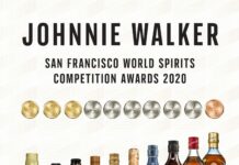Johnnie Walker Wins 10 Awards From the San Francisco World Spirits Competition 2020, Celebrating Its 200 Years With Three Double Gold, Six Silver and One Bronze Awards