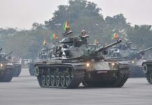 Leaked Video Shows Army Officer Threatening Whistleblower Battle tanks participate in an army parade in Saraburi on Jan. 18, 2020.