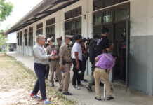 Teachers Accused of Raping, Molesting Schoolgirls Police investigate a classroom at Dongmon Wittayakhom School in Mukdahan province where one of the sexual attacks reportedly took place.