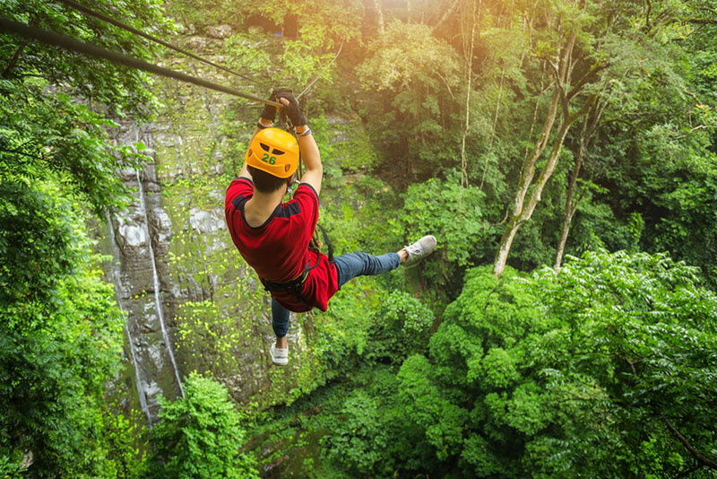 Flying Hanuman Ziplining Experience: Soaring Through the Trees