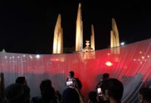 Reenactment, Model Plaque Mark 88 Years of Democratic Revolt