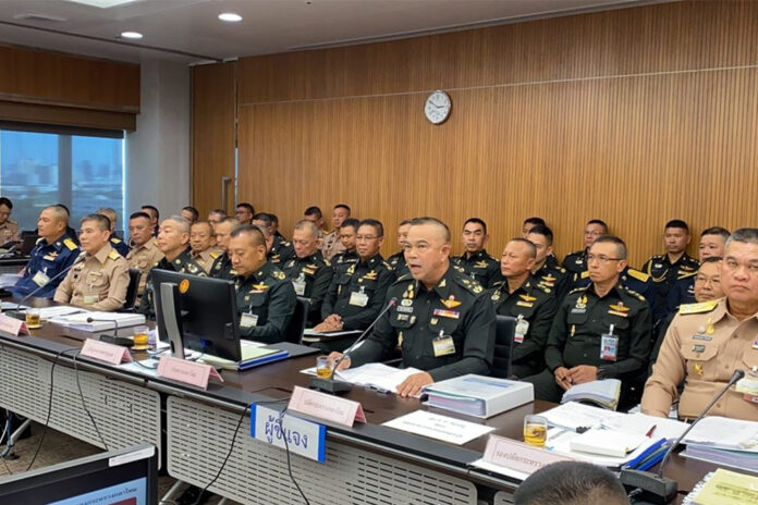 In this May 28, 2019, file photo, military commanders testify before the House Committee on the fiscal year 2020 budget bill.