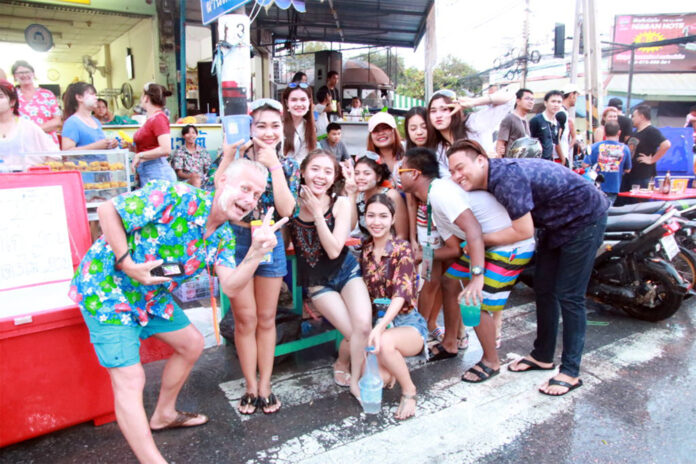 Songkran celebration in Nakhon Ratchasima province on April 15, 2017.