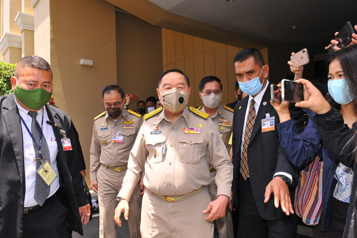 Deputy PM Prawit Wongsuwan at the Government House on June 1, 2020.