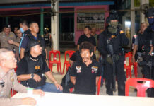 Gunman ‘High on Meth’ Fires Shots at Temple, Radio Station Somphop Paesikaew after his arrest on June 25, 2020.