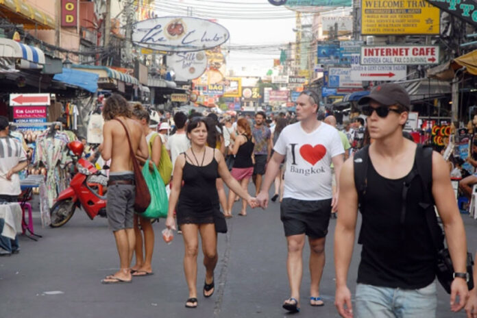 A file photo of Khaosan Road. Photo: Prachachat