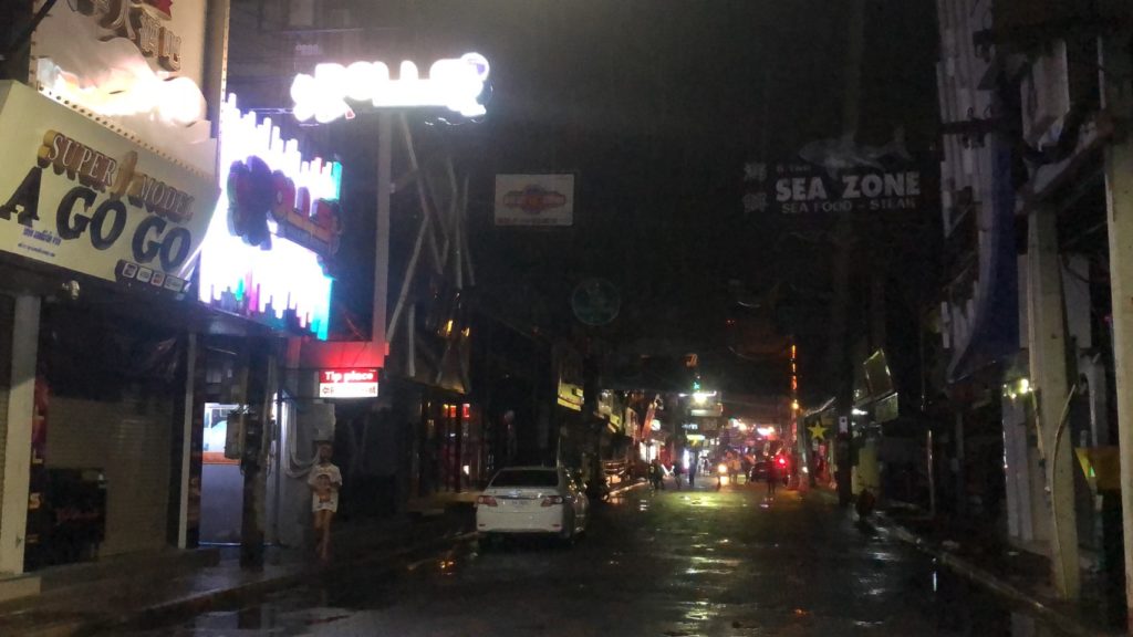 Pattaya's Walking Street on July 1, 2020.