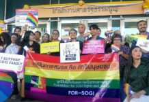 Thai Muslims Debate Push for Same Sex Marriage Law LGBT rights activists rally in Bangkok on 22 Nov, 2019.