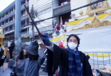 Student Protesters Told to Be Careful in Their Speeches A Harry Potter-themed protest on Aug. 4, 2020.