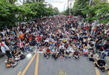 Yea or Nay? Rival Charter Protests to Descend on Parliament Protest in front of the Parliament on Sept. 24, 2020.