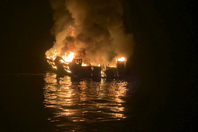 California Boat Fire