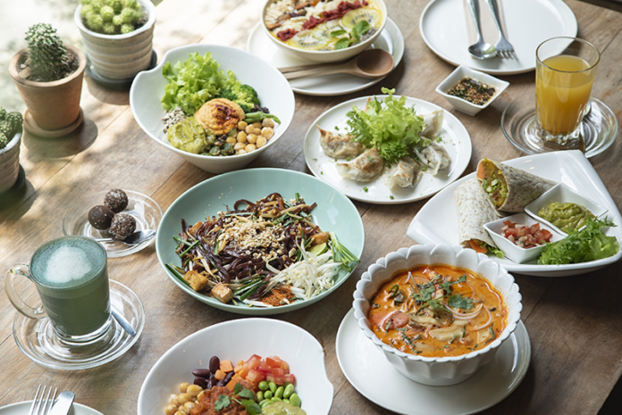 Vegan dishes in Bangkok. Photo: Root the Future / Courtesy