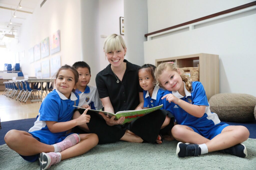 Growing together: Head of Junior, Mrs O’Brien is looking forward to seeing the EY children enjoy and explore their brand new garden learning space.