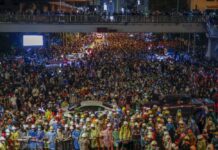 Protesters March in Show of Strength Against Government