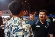 Activist Charged for Attacking Russian Man During Protest Activist Narathiwat Khamma, in the foreground, argues with Vladislav Timokin during a protest on Nov. 8, 2020.