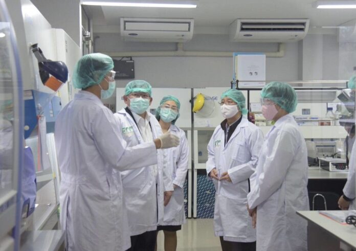 A file photo of vaccine researchers at the National Research Council of Thailand
