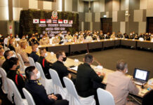 19 Soldiers Quarantined After Virus Infection Linked to Drill Military personnel join in the Final Planning Conference of the Cobra Gold joint military exercise on Nov. 6, 2020. Photo: Royal Thai Navy
