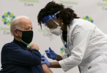 Biden Gets COVID-19 Vaccine, Says ‘Nothing To Worry About’