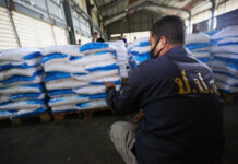 Only 1.2 Gram of Drug Found in Thailand’s ‘Biggest Ketamine Bust’ An agent from the Office of the Narcotics Control Board inspects piles of sacks believed to be containing ketamine during a raid of a warehouse in Chachoengsao province on Nov. 12, 2020.